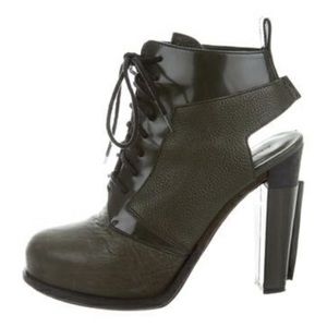 Alexander Wang Size 11 Dakota Lace Up Booties